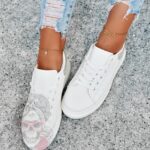 Buty sportowe Madam Upper X białe z diamencikami