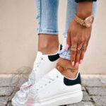 Buty sportowe Madam Upper X białe z czarnym