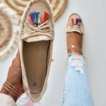 Mokasyny zamszowe Madam Layla beżowe