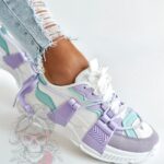 -WYPRZEDANE-Buty sportowe Madam FeelGood lila