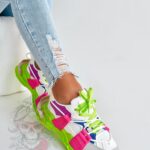 -WYPRZEDANE-Buty sportowe Madam FeelGood limonka