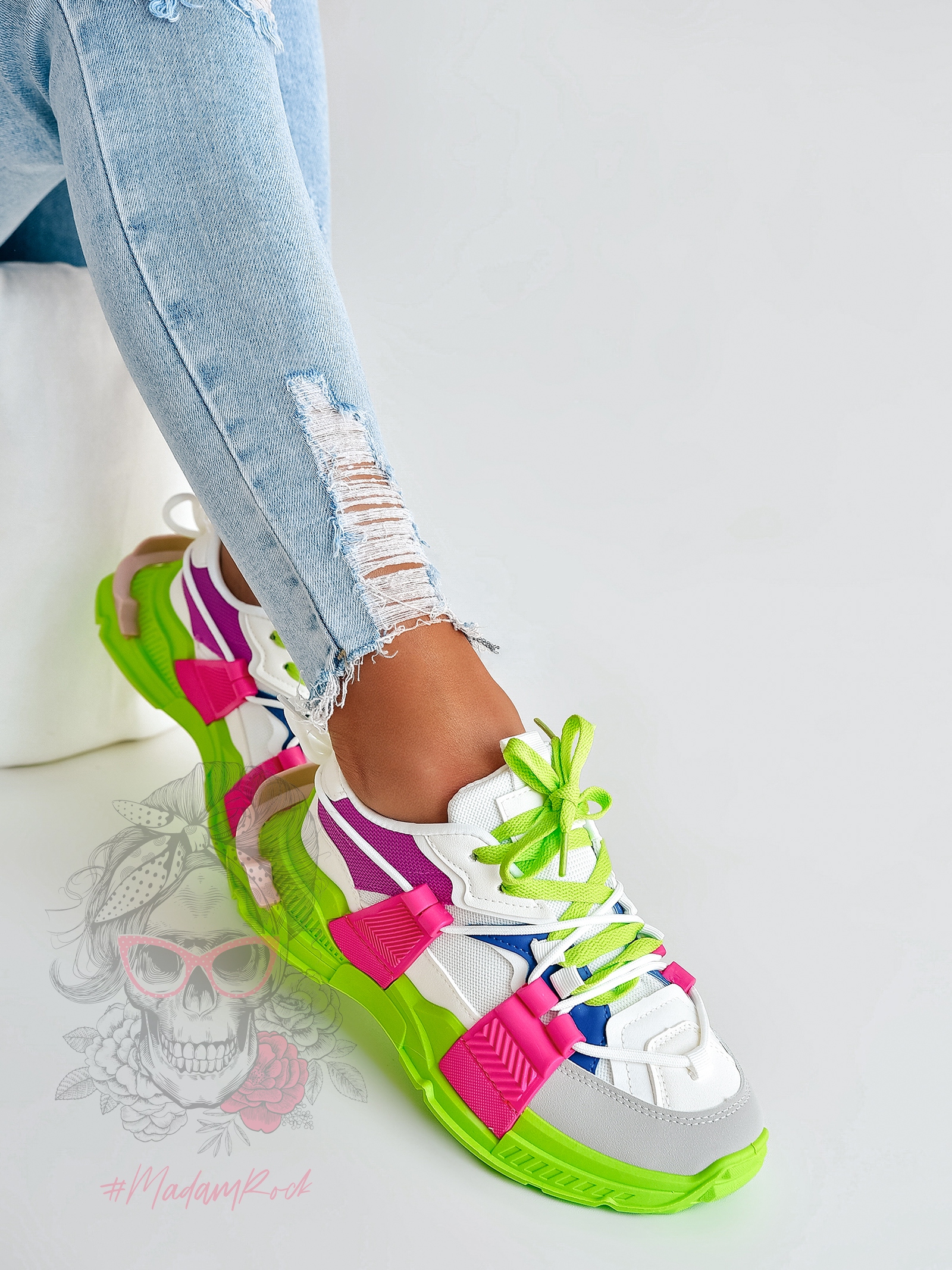 -WYPRZEDANE-Buty sportowe Madam FeelGood limonka -WYPRZEDANE-Buty sportowe Madam FeelGood limonka