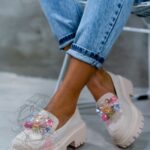 Mokasyny Madam Alecta beżowe