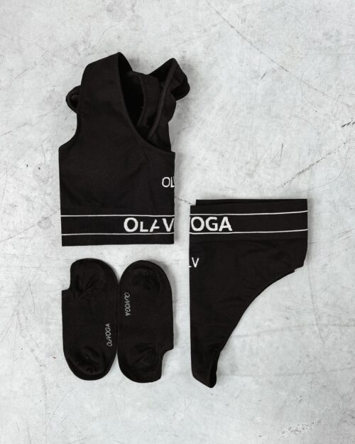 Skarpetki stopki 3PAK UNISEX Michiko Ola voga czarne