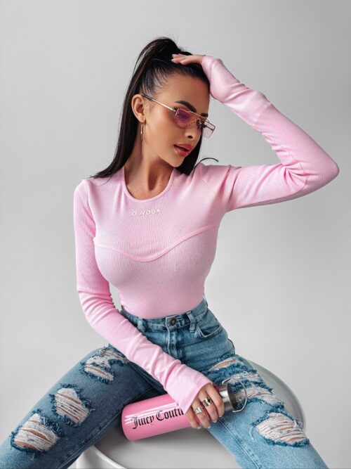 Bluzka BASIC Romantic Ola Voga różowa