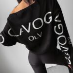 Sweter oversize Joanna Ola Voga czarny