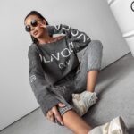 Sweter oversize Joanna Ola Voga c.melanż