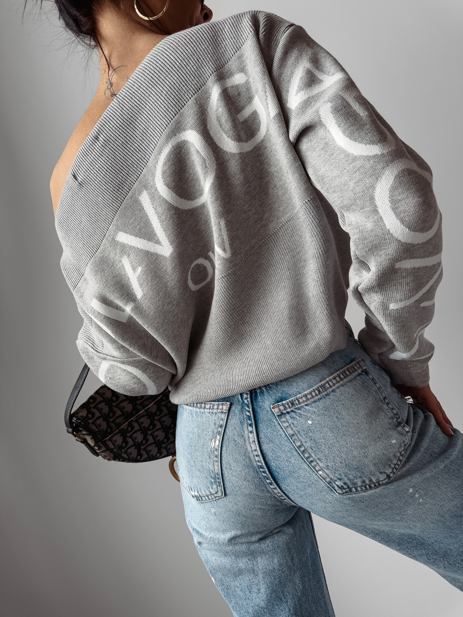 Sweter oversize Joanna Ola Voga j.melanż