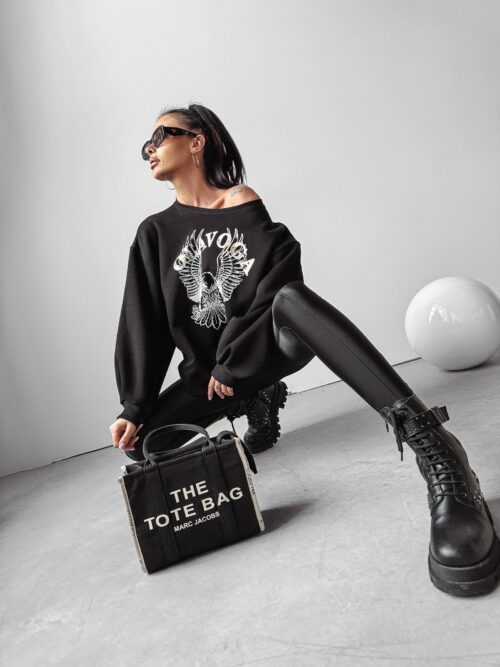 Bluza oversize Freedom Ola Voga czarna