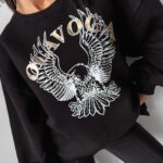 Bluza oversize Freedom Ola Voga czarna