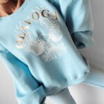 Bluza oversize Freedom Ola Voga błękitna