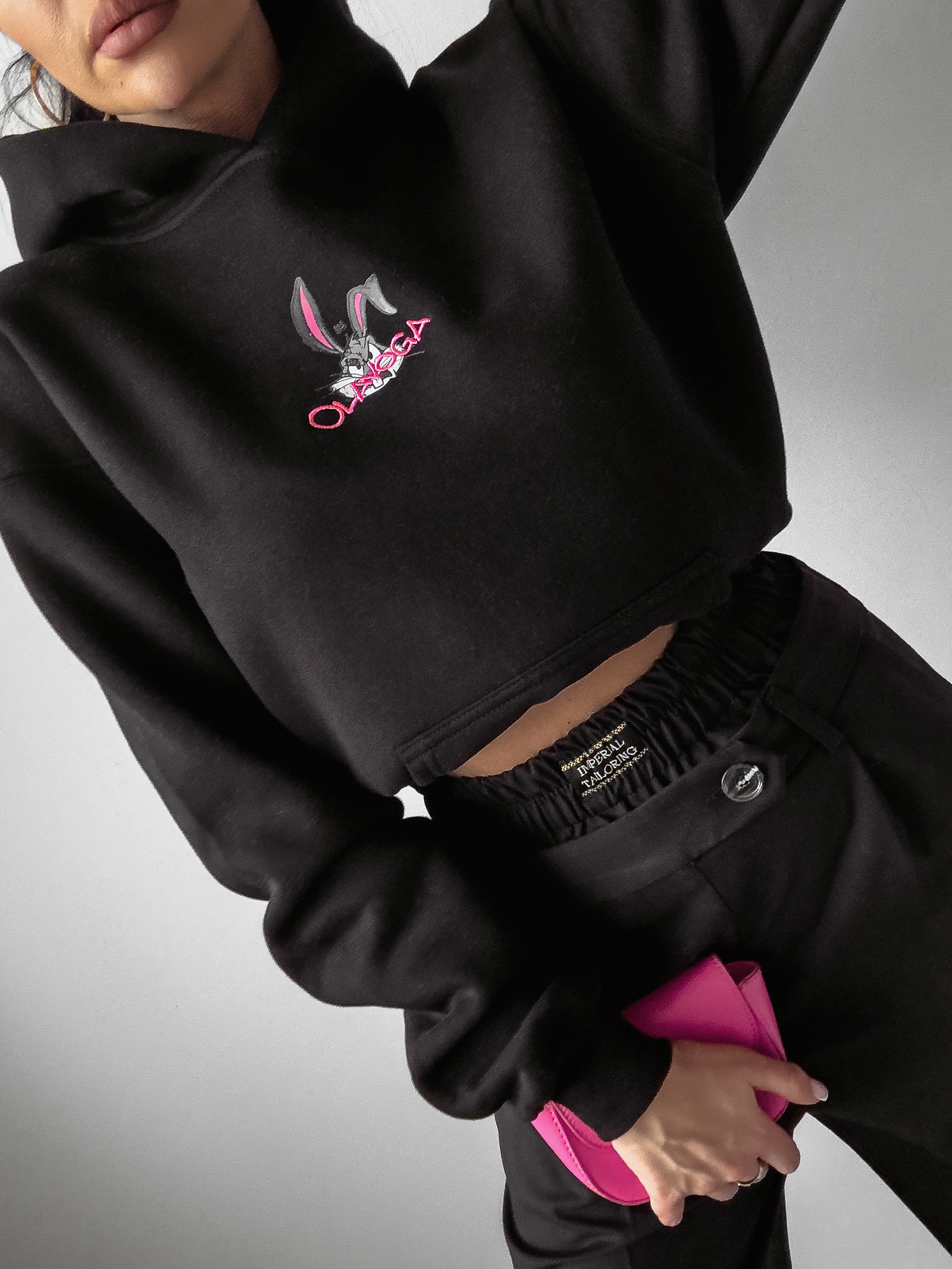 Bluza kangurka Blame Ola Voga czarna Bluza kangurka Blame Ola Voga czarna