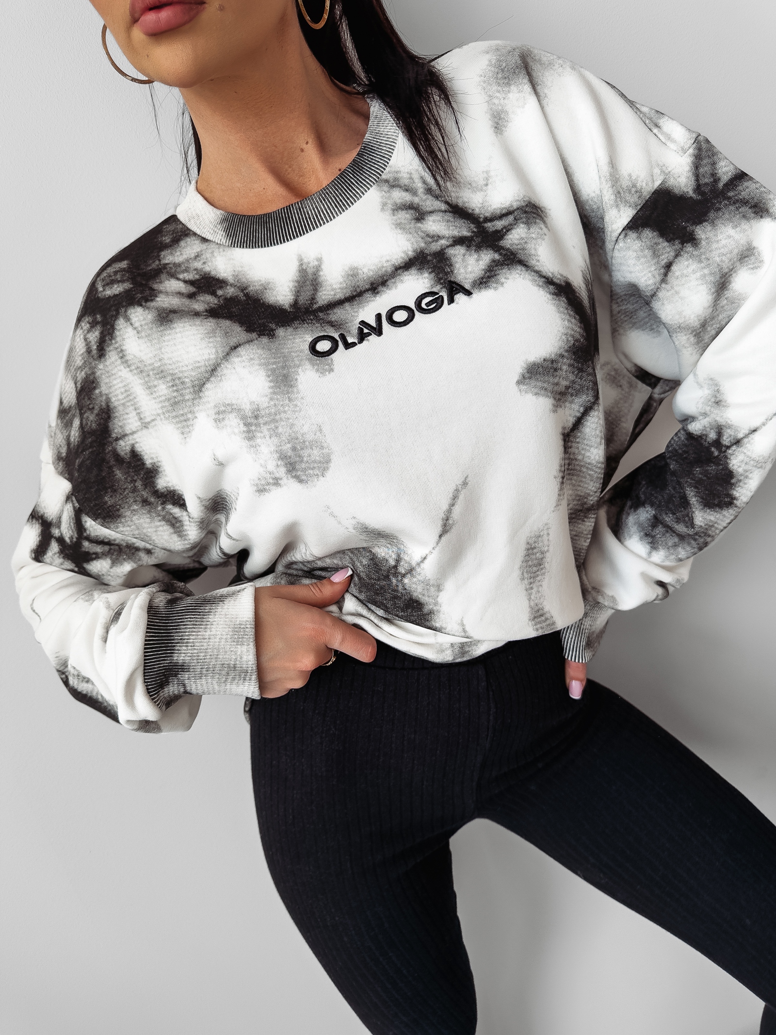 Bluza oversize UNISEX Colm Ola Voga czarna