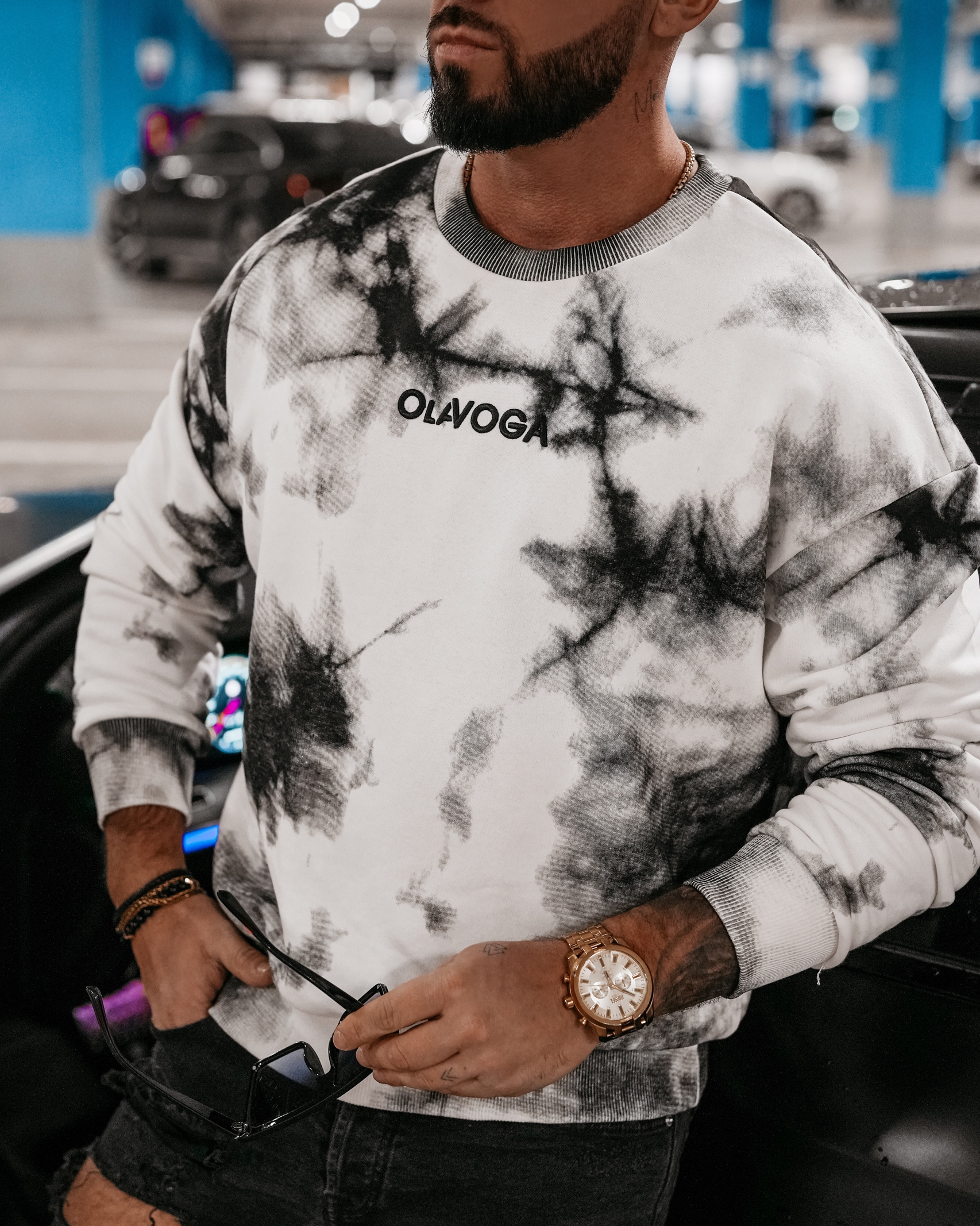 Bluza oversize UNISEX Colm Ola Voga czarna