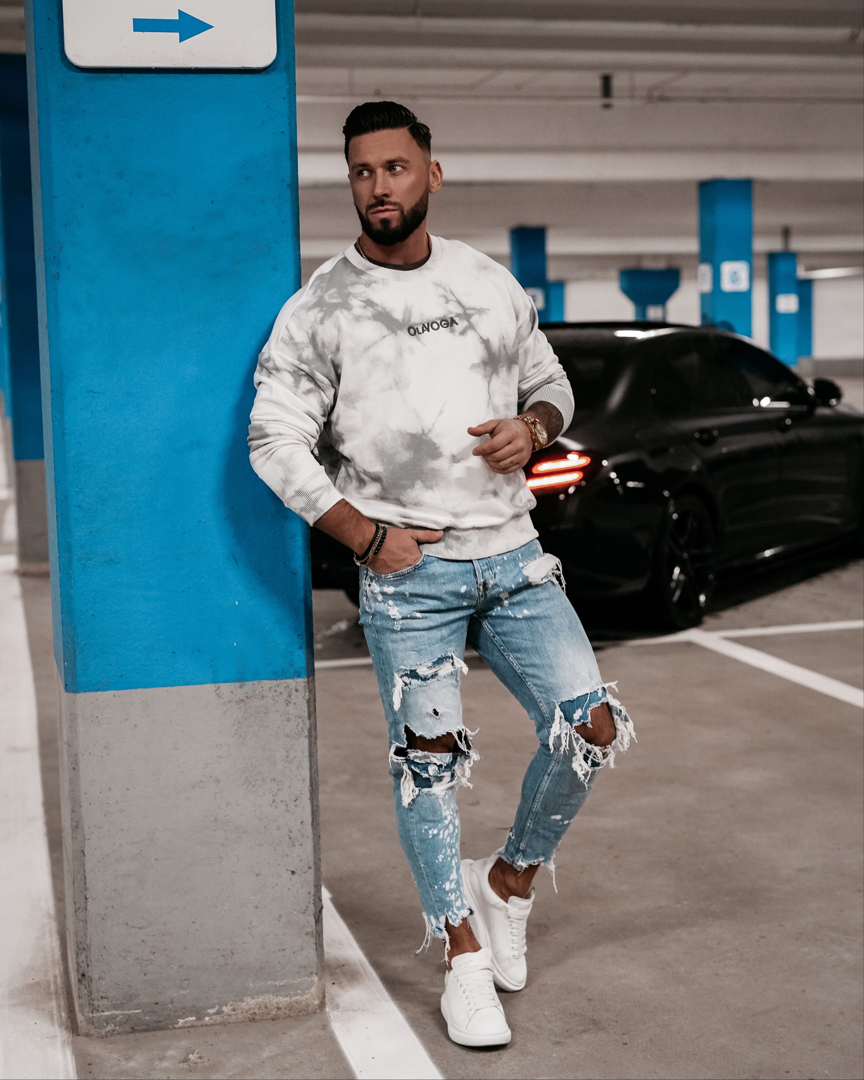 Bluza oversize UNISEX COLM OLAVOGA szara Bluza oversize UNISEX COLM OLAVOGA szara