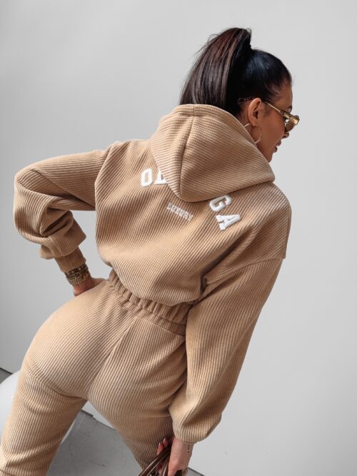 Komplet damski dresowy Prime Ola Voga beżowy