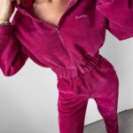 Komplet damski dresowy Prime Ola Voga amarantowy