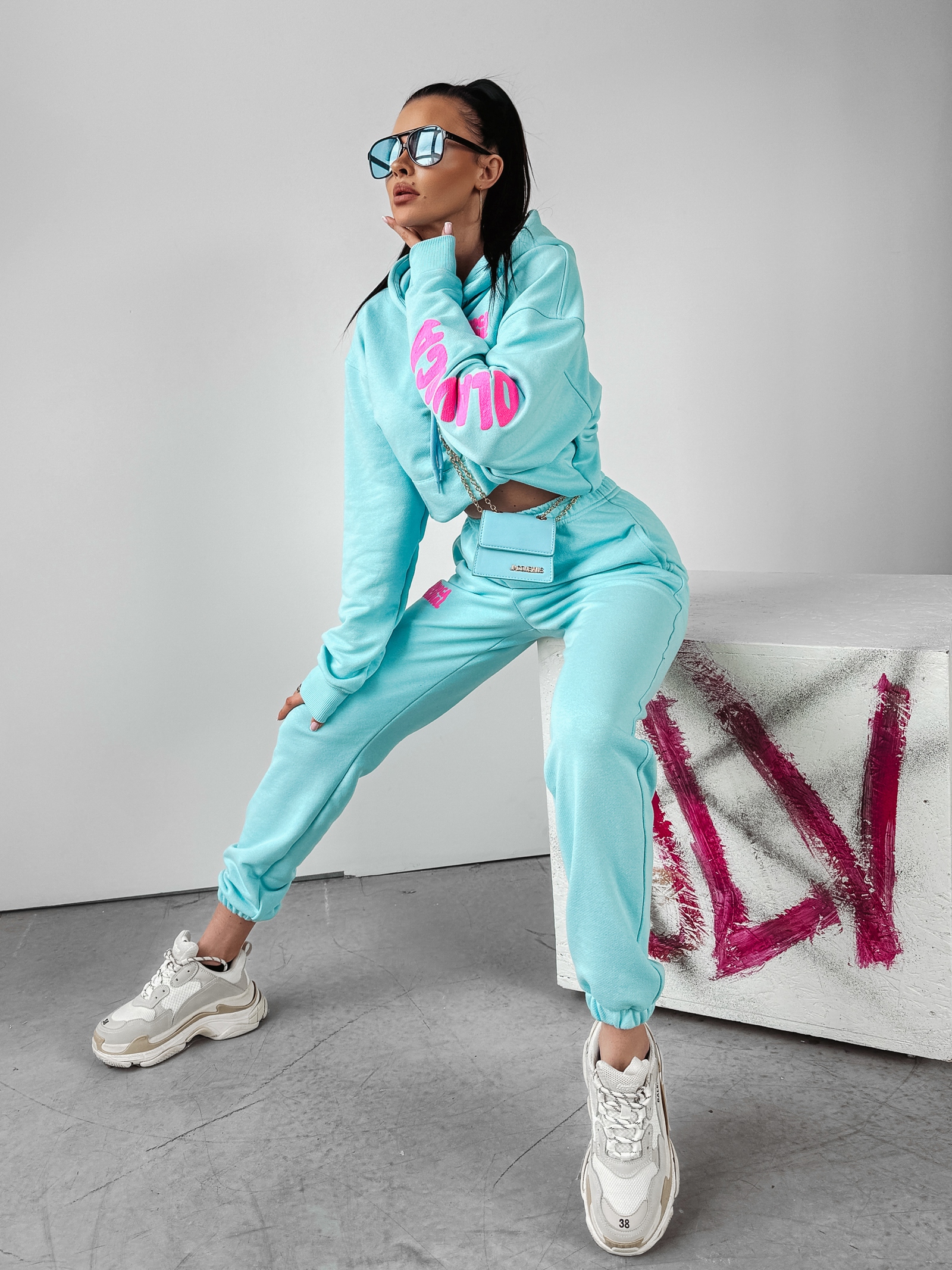 Komplet dresowy Emea Ola Voga błękitny