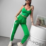 Spodnie dresowe joggery Betix Ola Voga zielone