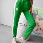 Spodnie dresowe joggery Betix Ola Voga zielone