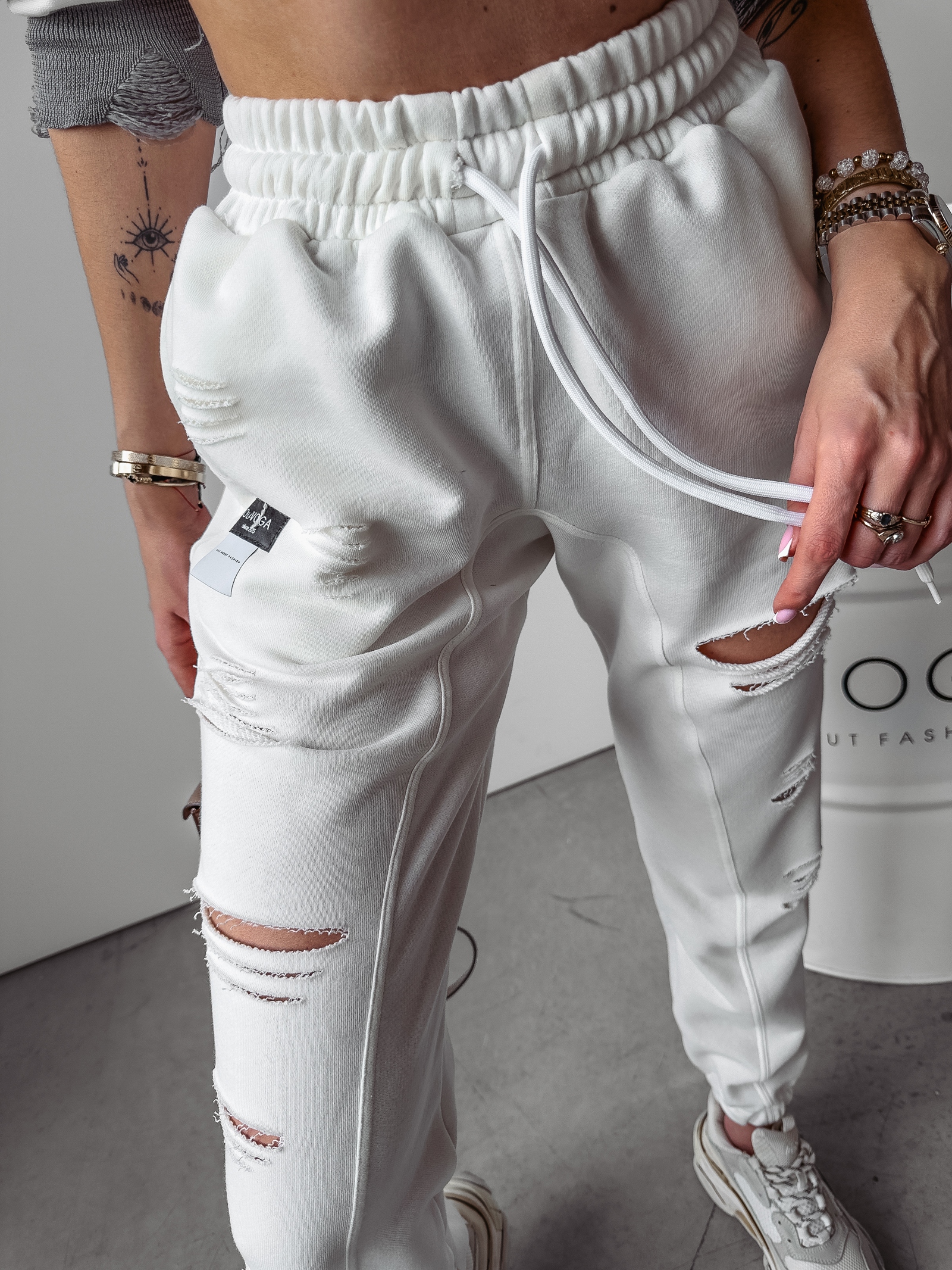 Spodnie sportowe buggy Nasty Ola Voga ecru