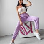 Spodnie sportowe buggy Nasty Ola Voga lila