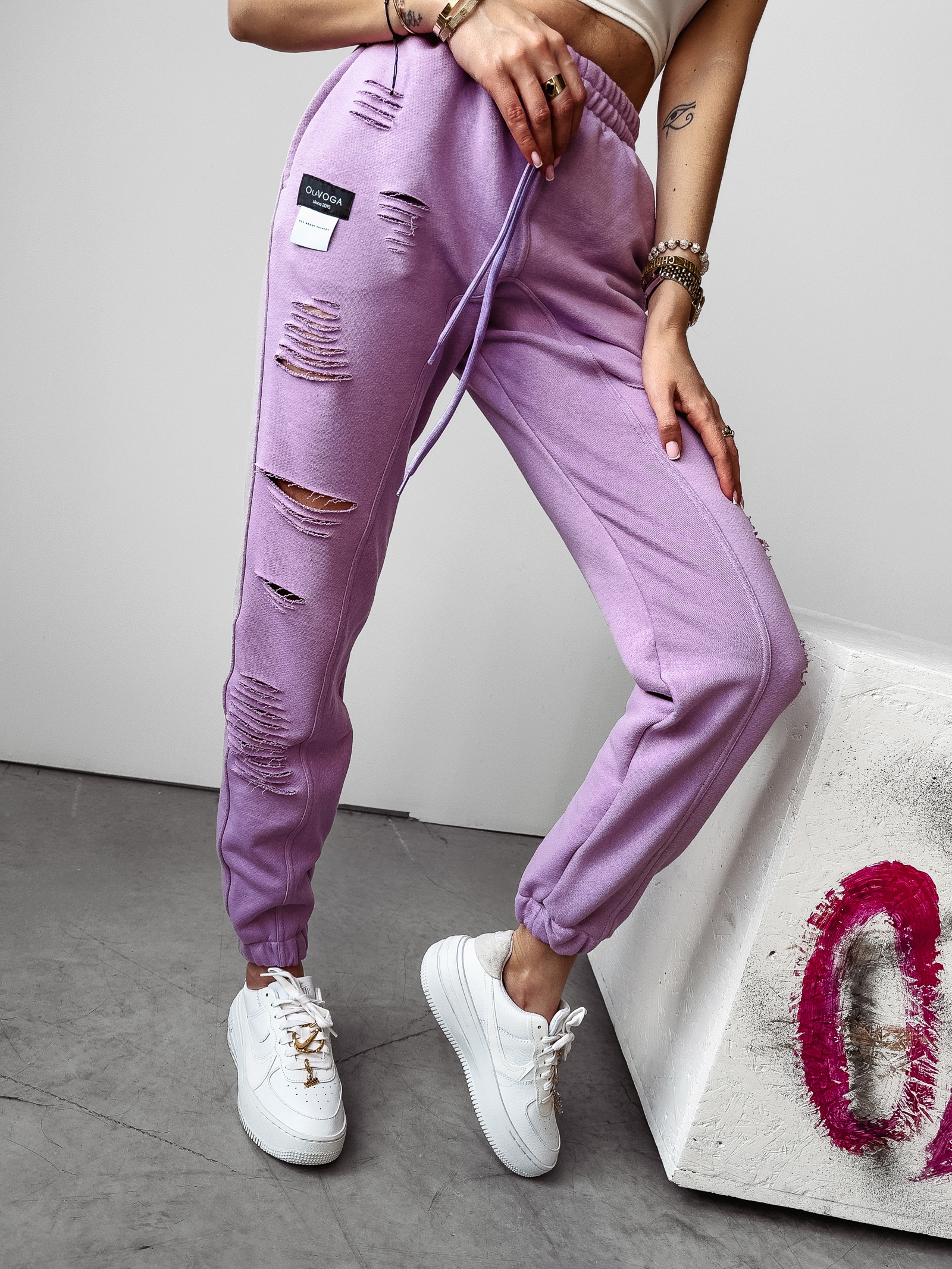 Spodnie sportowe buggy Nasty Ola Voga lila Spodnie sportowe buggy Nasty Ola Voga lila