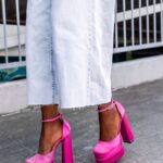 Sandały na platformie Madam Sukses różowe