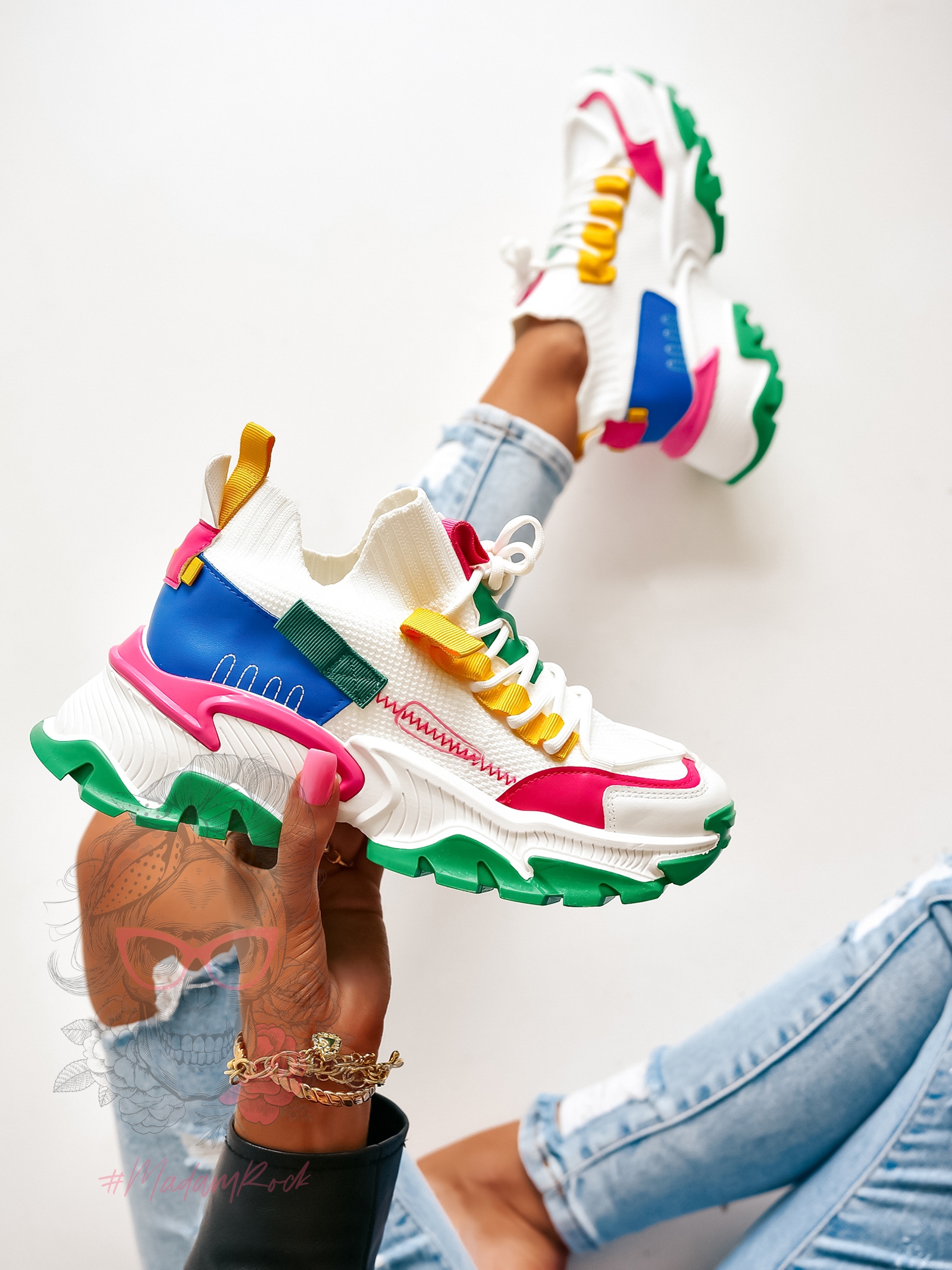 Buty sportowe Madam Runns III zielone