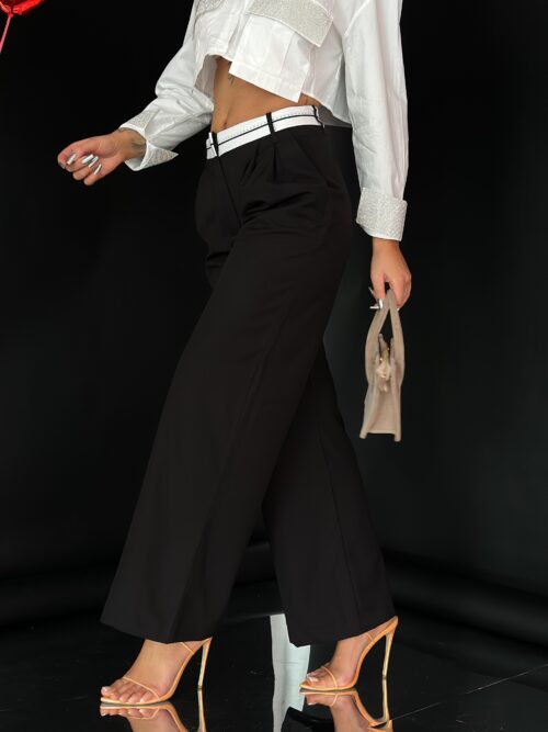 Spodnie garniturowe Moniko V czarne