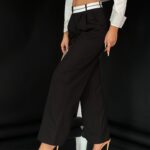 Spodnie garniturowe Moniko V czarne