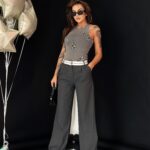 Top bokserka Ida dekatyzowana j.szary