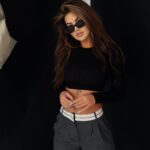 Bluzka basic Rovi czarna