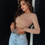 Bluzka basic Rovi beżowa