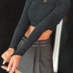 Top na długi rękaw dekatyzowany Ohio grafitowy