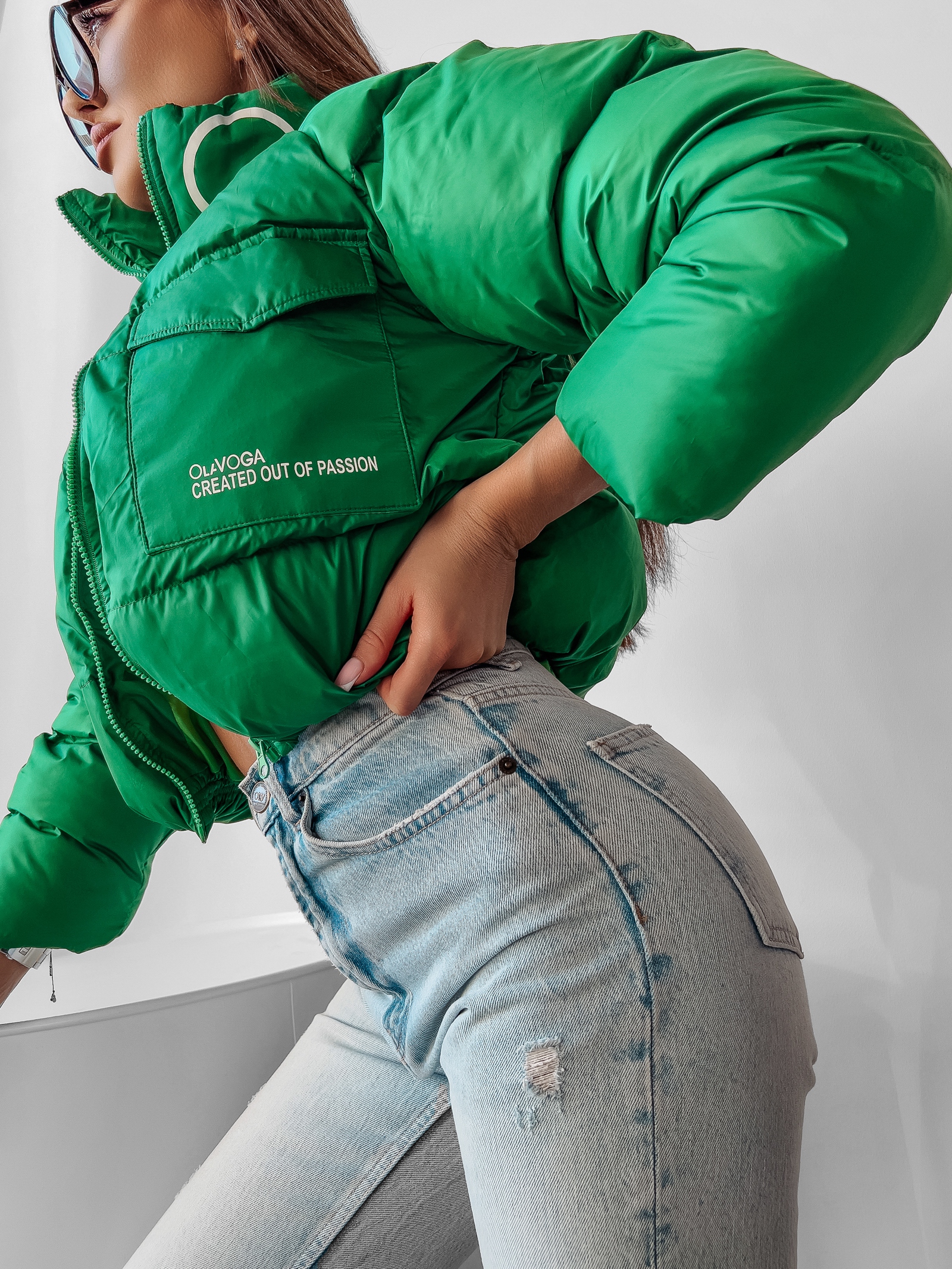 Kurtka przejściowa Alaya Ola Voga zielona Kurtka przejściowa Alaya Ola Voga zielona