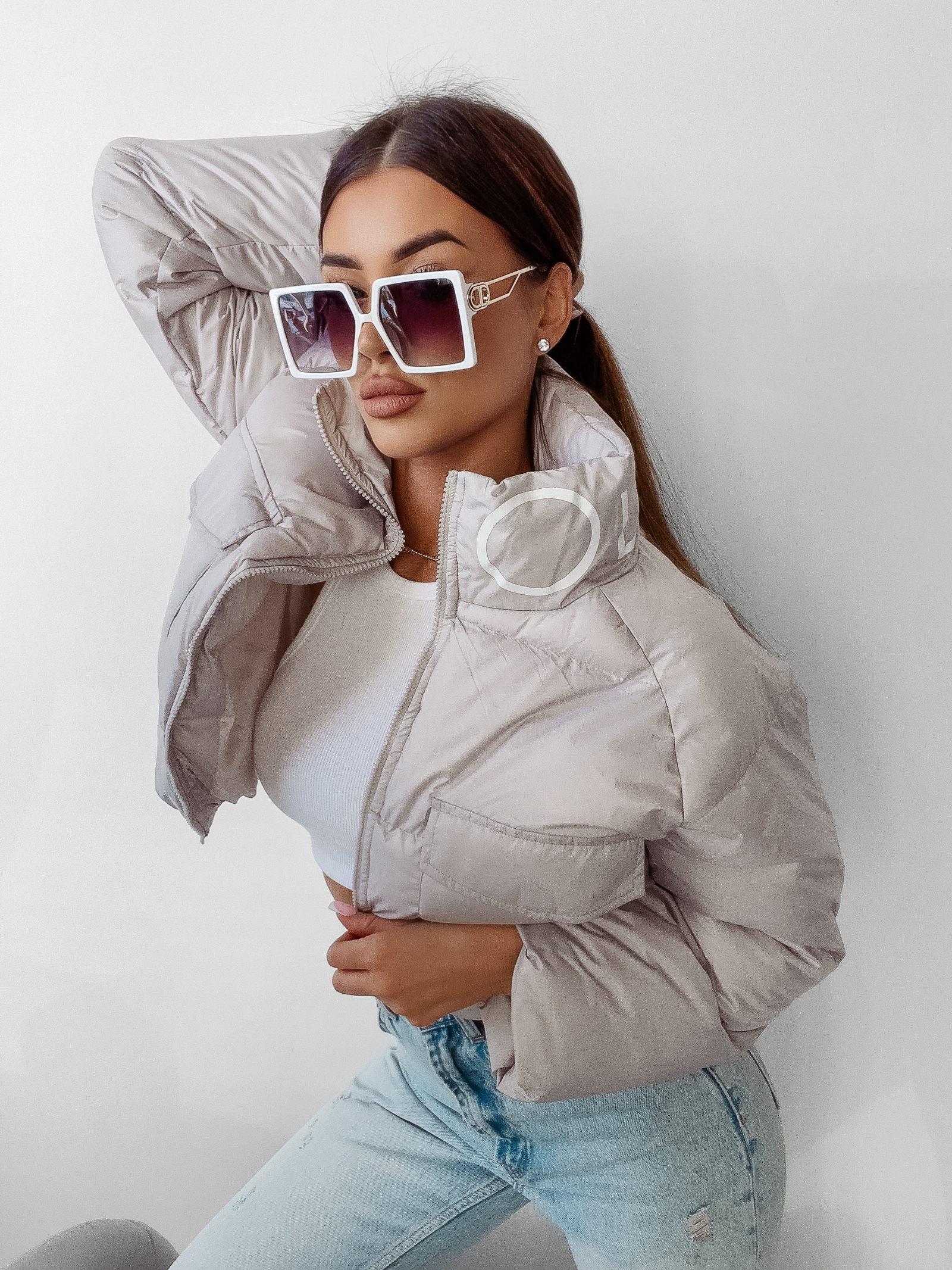 Kurtka przejściowa Alaya Ola Voga szara