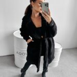 Płaszcz pluszowy Coel Ola Voga czarny