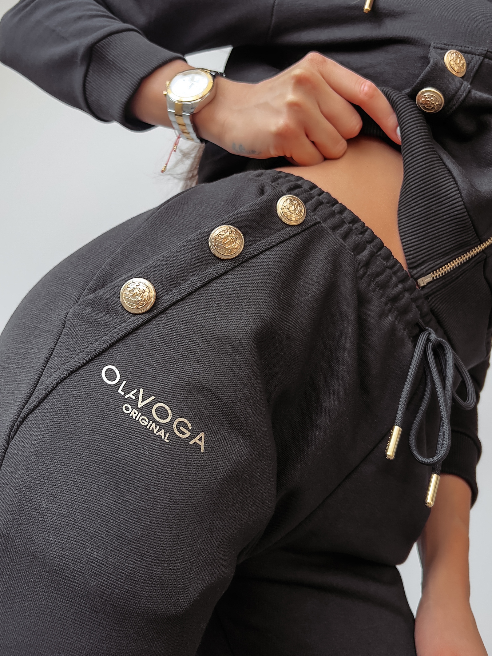 Komplet dzianinowy dresowy Ivy Ola Voga szary Komplet dzianinowy dresowy Ivy Ola Voga szary