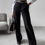 Spodnie eleganckie Vanilla Ola Voga czarne