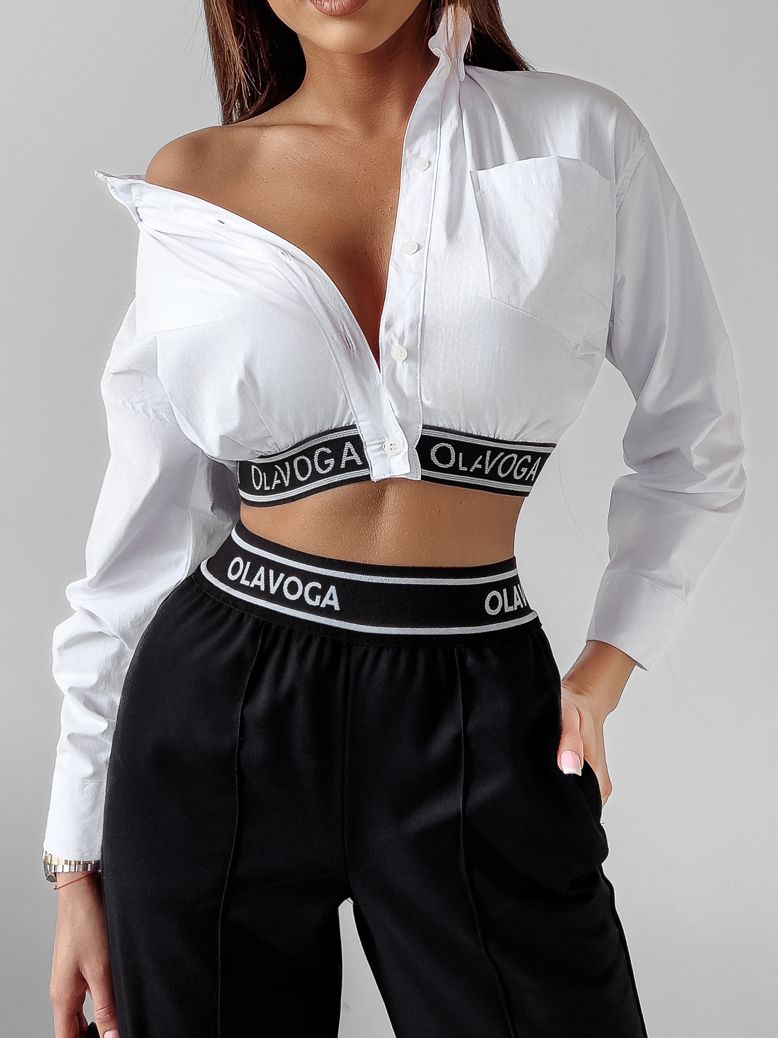 Spodnie eleganckie Vanilla Ola Voga czarne Spodnie eleganckie Vanilla Ola Voga czarne