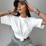 T-shirt klasyczny Asher Ola Voga biały