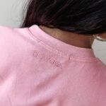 T-shirt klasyczny Asher Ola Voga różowy