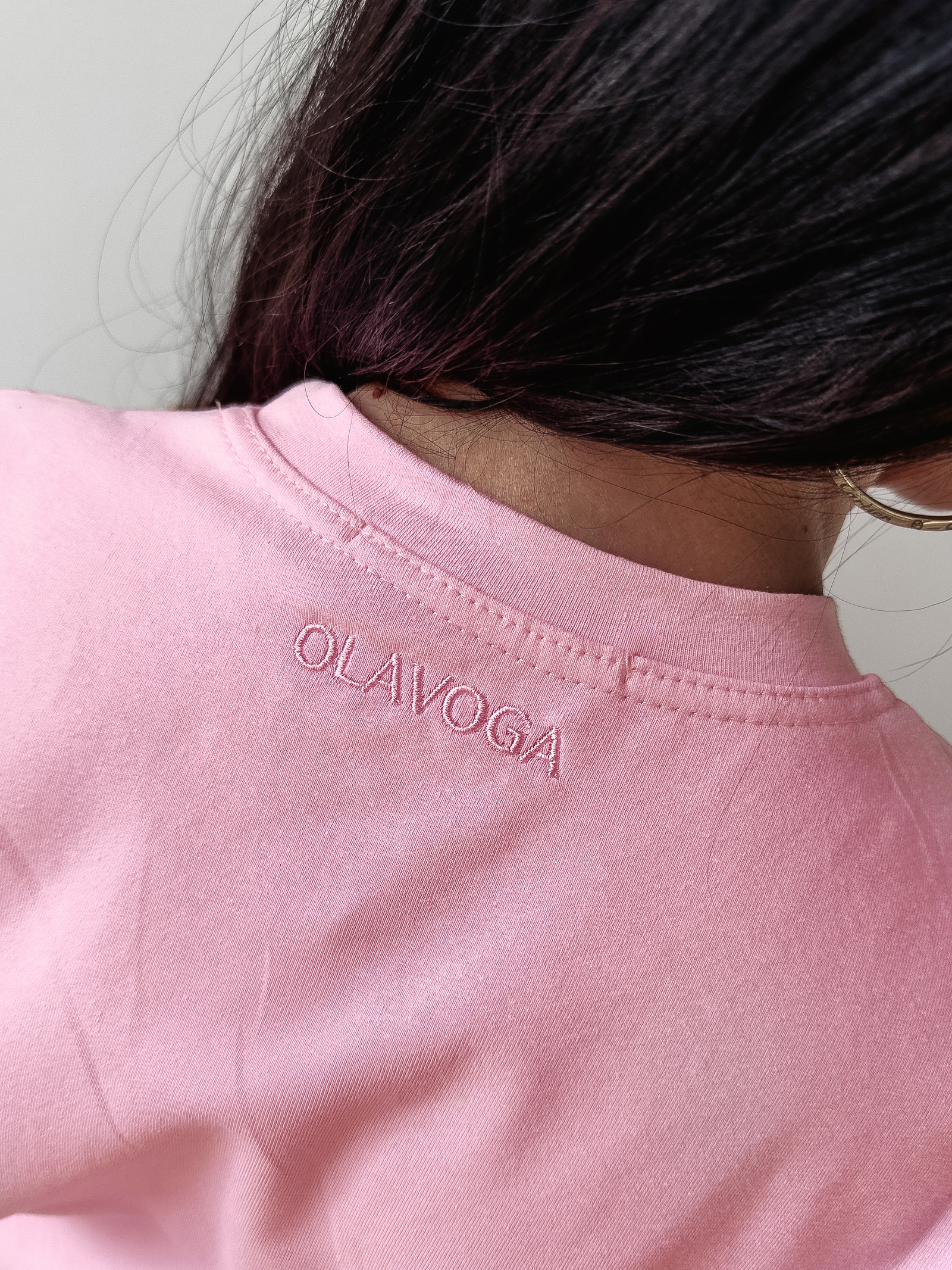 T-shirt klasyczny Asher Ola Voga różowy T-shirt klasyczny Asher Ola Voga różowy