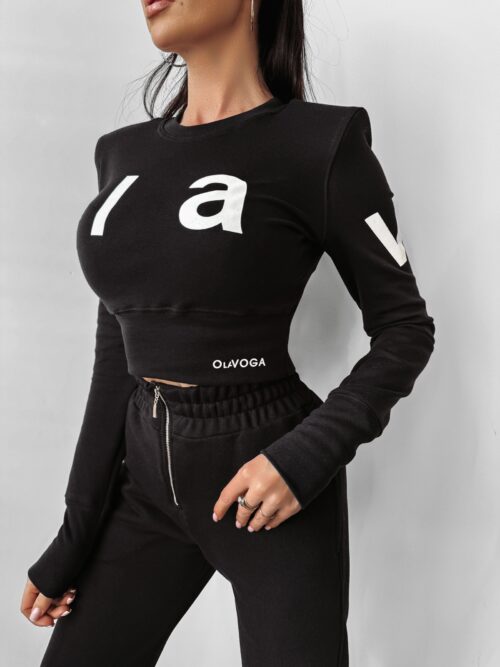 Bluzka dopasowana Vince Ola Voga czarna