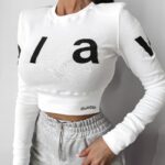 Bluzka dopasowana Vince Ola Voga ecru