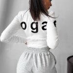 Bluzka dopasowana Vince Ola Voga ecru