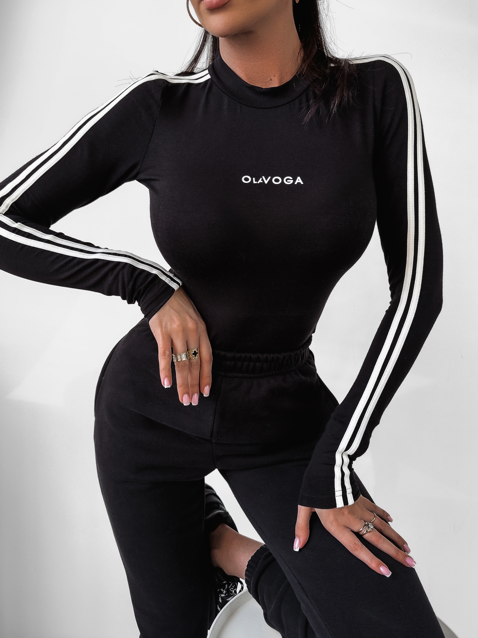 Bluzka sportowa Active Ola Voga czarna