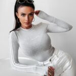 Bluzka sportowa Active Ola Voga szara