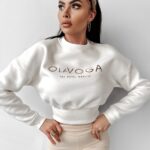 Bluza dzianinowa Colar Ola Voga ecru